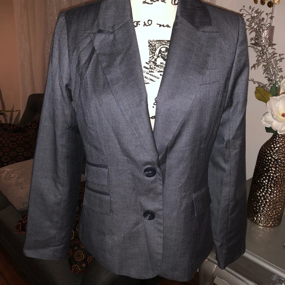Merona gray blazer size 8